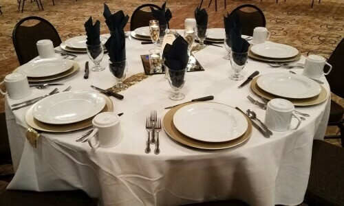 Spearfish Convention Center Banquet Table